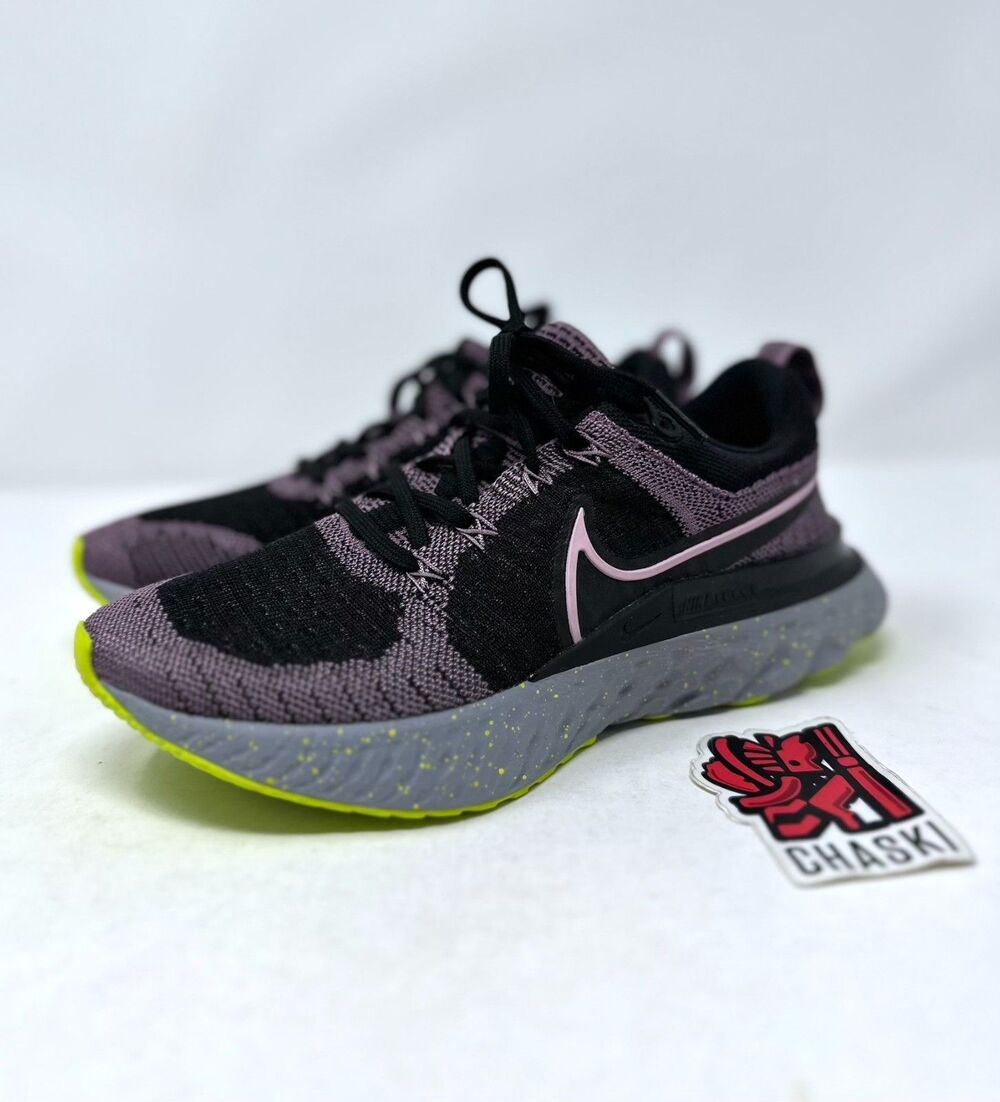 Nike React Infinity Run Flyknit 2 Running Sneaker Purple Women's 7 CT2423 500